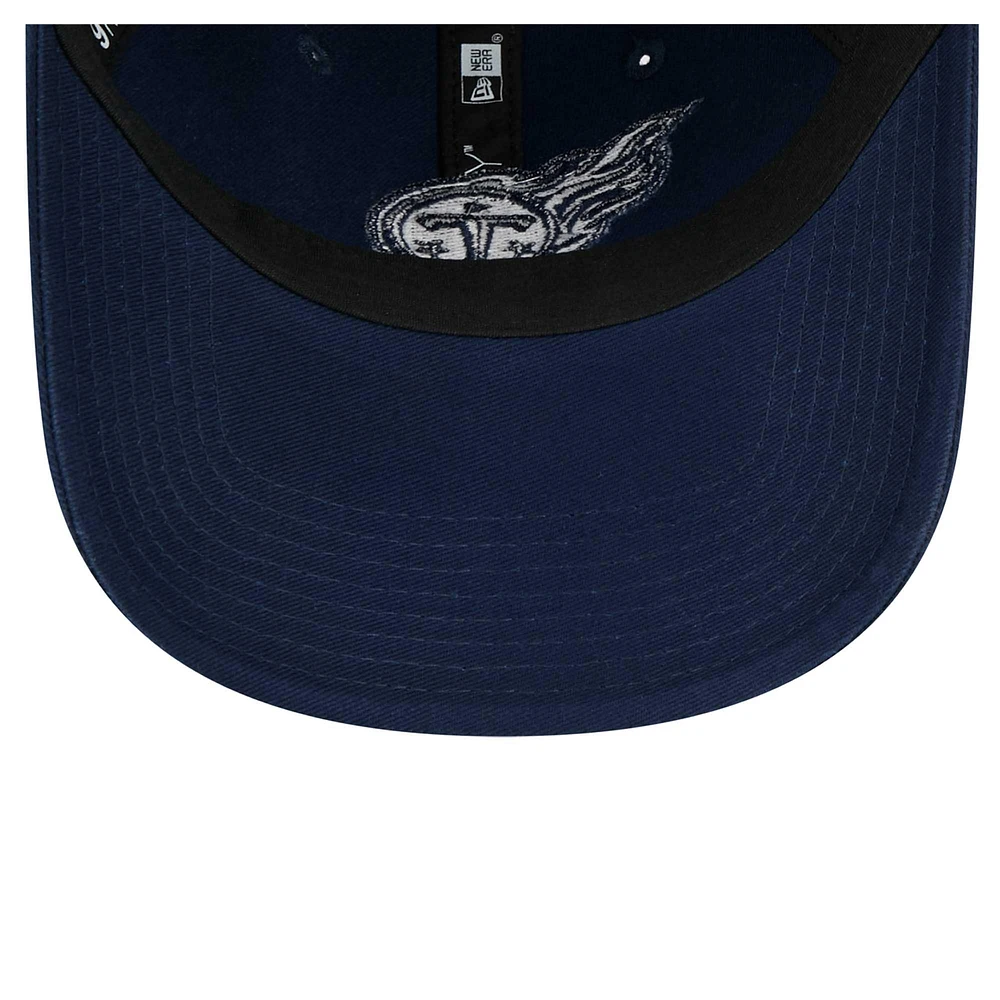 Women's New Era Navy Tennessee Titans Color Pack 9TWENTY Adjustable Hat