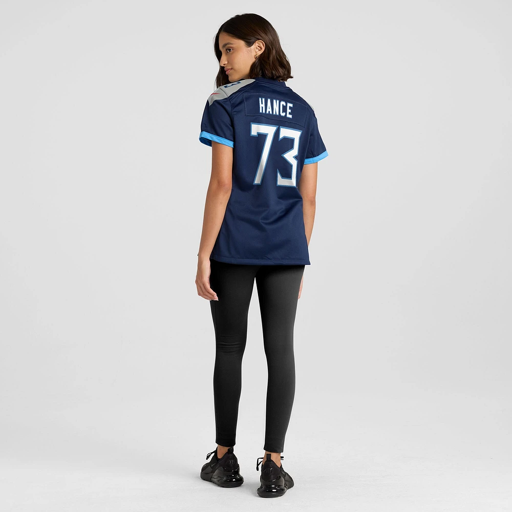 Women's Nike Blake Hance  Navy Tennessee Titans Team Game Jersey