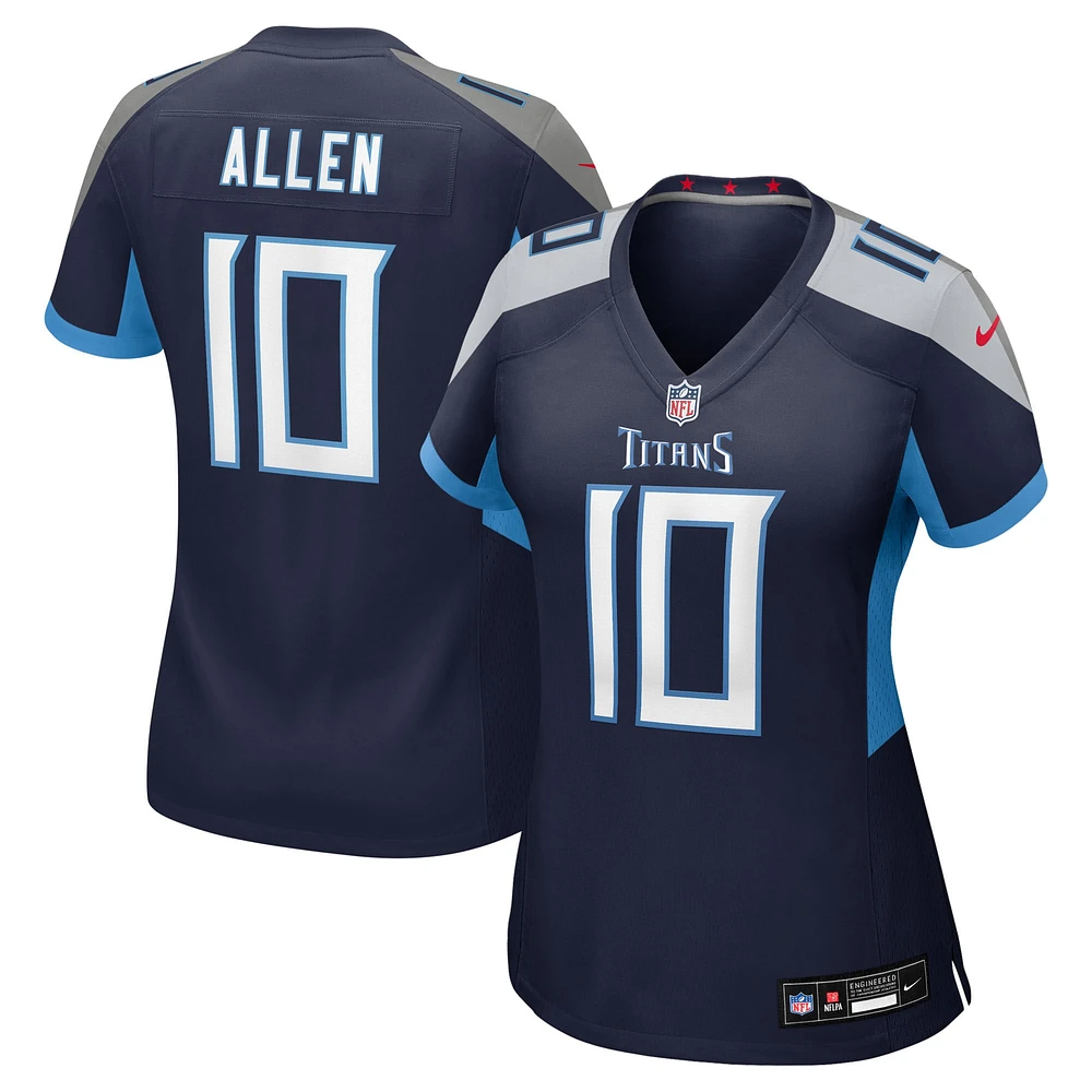 Women's Nike Brandon Allen Navy Tennessee Titans Team Game Jersey