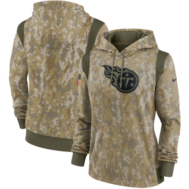 Nike Camo Tennessee Titans 2021 Salute To Service pour femme - Therma Performance Pullover Hoodie