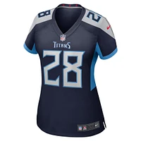 Women's Nike Chris Johnson Navy Tennessee Titans Retired Player Game Jersey