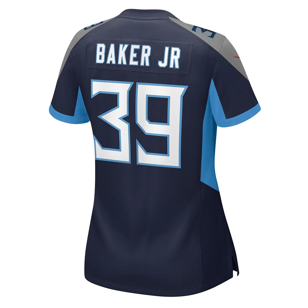 Women's Nike Darrell Baker Jr  Navy Tennessee Titans Game Jersey