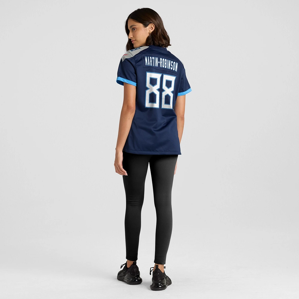Women's Nike David Martin-Robinson  Navy Tennessee Titans Game Jersey