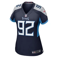 Women's Nike Jaylen Harrell  Navy Tennessee Titans Game Jersey