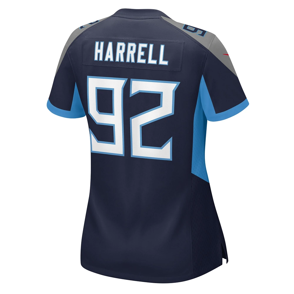 Women's Nike Jaylen Harrell  Navy Tennessee Titans Game Jersey