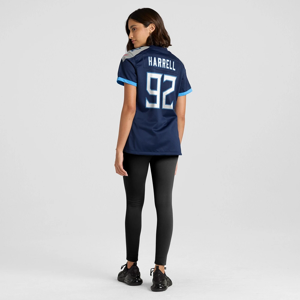 Women's Nike Jaylen Harrell  Navy Tennessee Titans Game Jersey
