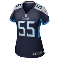 Women's Nike JC Latham  Navy Tennessee Titans Team Game Jersey