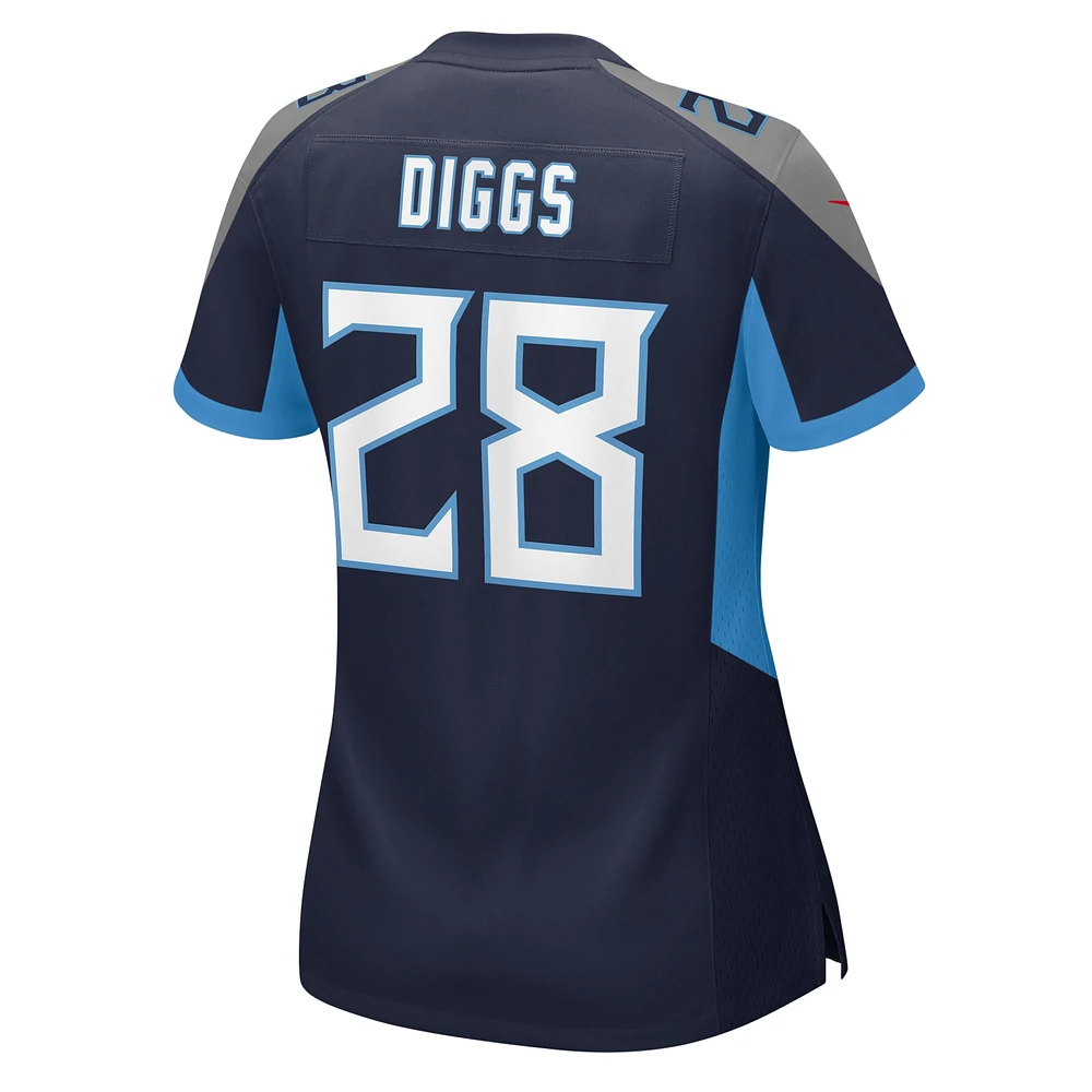 Women's Nike Quandre Diggs  Navy Tennessee Titans Game Jersey