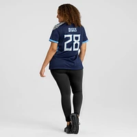 Women's Nike Quandre Diggs  Navy Tennessee Titans Game Jersey