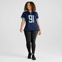 Women's Nike Shakel Brown  Navy Tennessee Titans Game Jersey