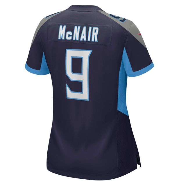 Maillot de joueur retraité Nike Steve McNair pour femme, bleu marine, Tennessee Titans Game