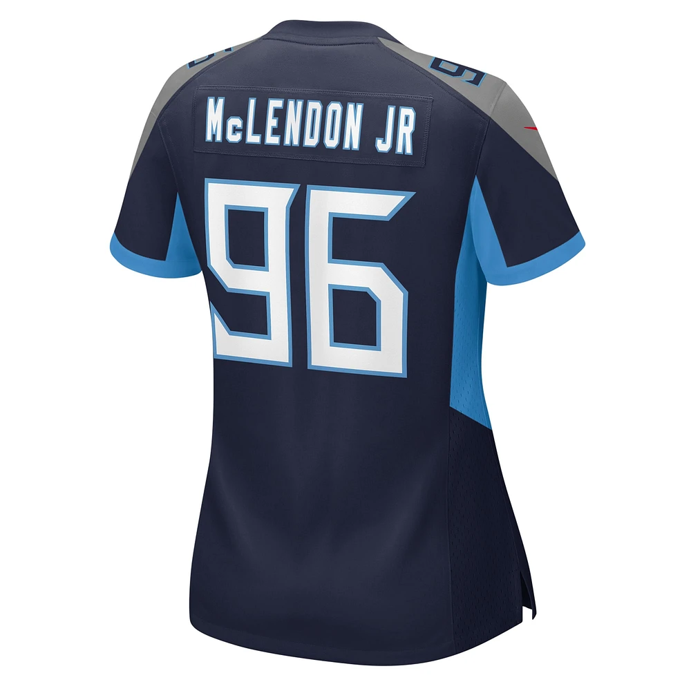 Women's Nike TK McLendon Jr.  Navy Tennessee Titans Game Jersey