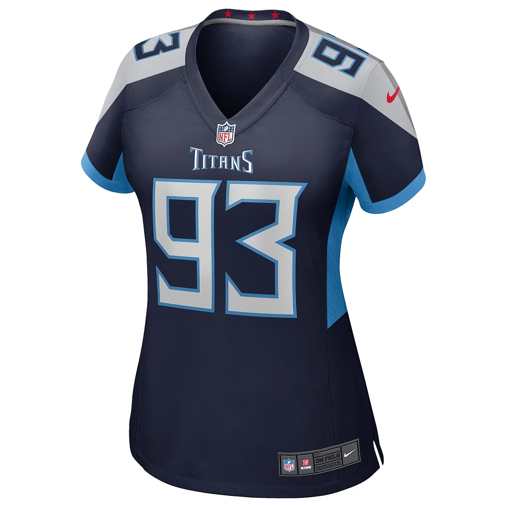 Women's Nike T'Vondre Sweat  Navy Tennessee Titans Team Game Jersey