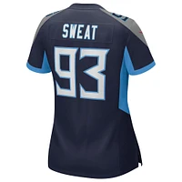 Women's Nike T'Vondre Sweat  Navy Tennessee Titans Team Game Jersey