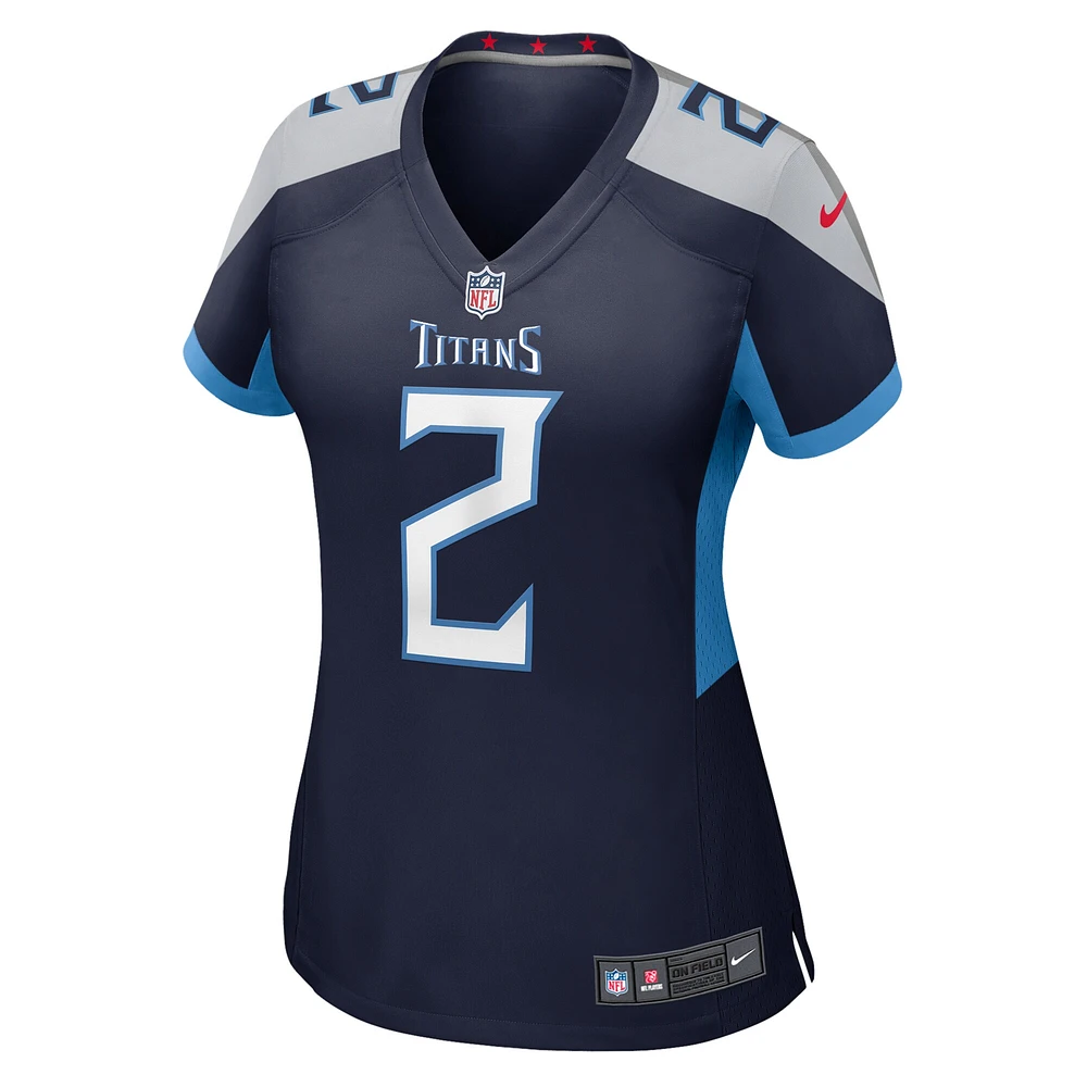 Women's Nike Tyjae Spears  Navy Tennessee Titans Game Jersey