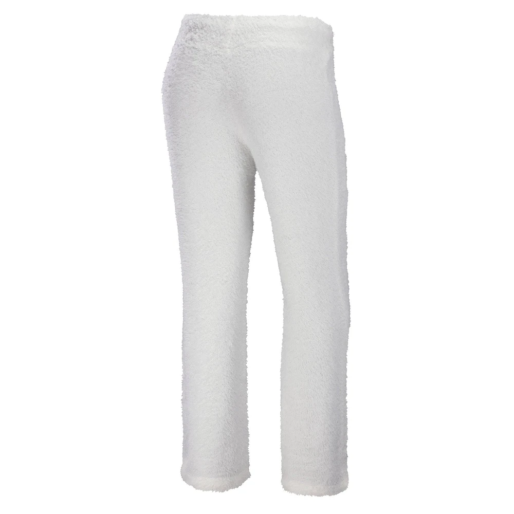WEAR by Erin Andrews Ensemble de nuit avec débardeur et pantalon confortables à encolure dégagée Tennessee Titans crème pour femmes