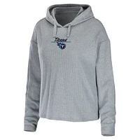 Ensemble de détente pour femme WEAR by Erin Andrews avec sweat à capuche et pantalon gris chiné des Tennessee Titans