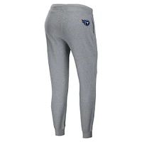 Ensemble de détente pour femme WEAR by Erin Andrews avec sweat à capuche et pantalon gris chiné des Tennessee Titans
