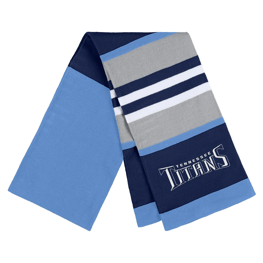 Women's WEAR by Erin Andrews Tennessee Titans Stripe Glove & Scarf Set