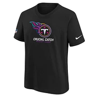 Youth Nike  Black Tennessee Titans 2024 NFL Crucial Catch T-Shirt