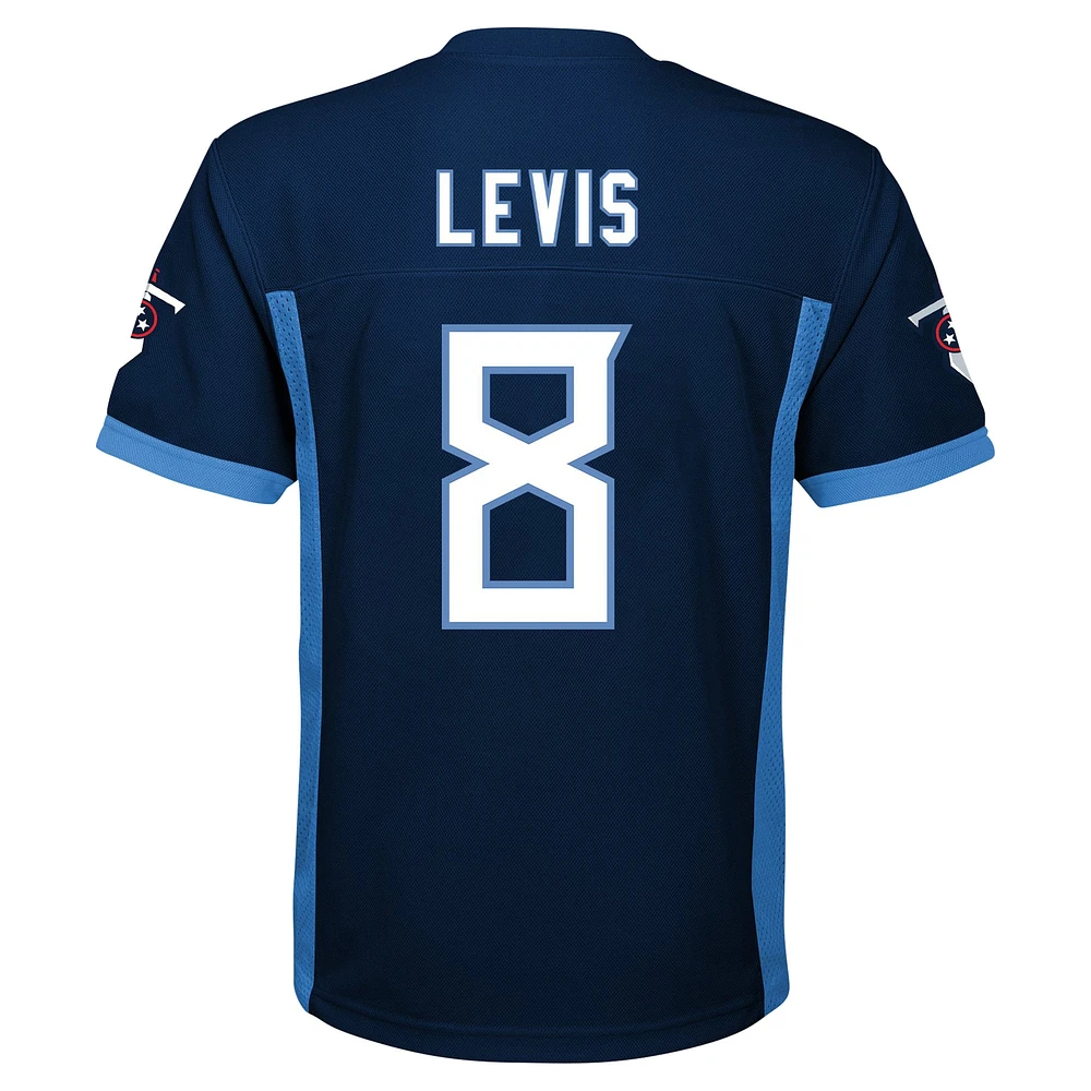 Youth Will Levis Navy Tennessee Titans Replica Player Jersey