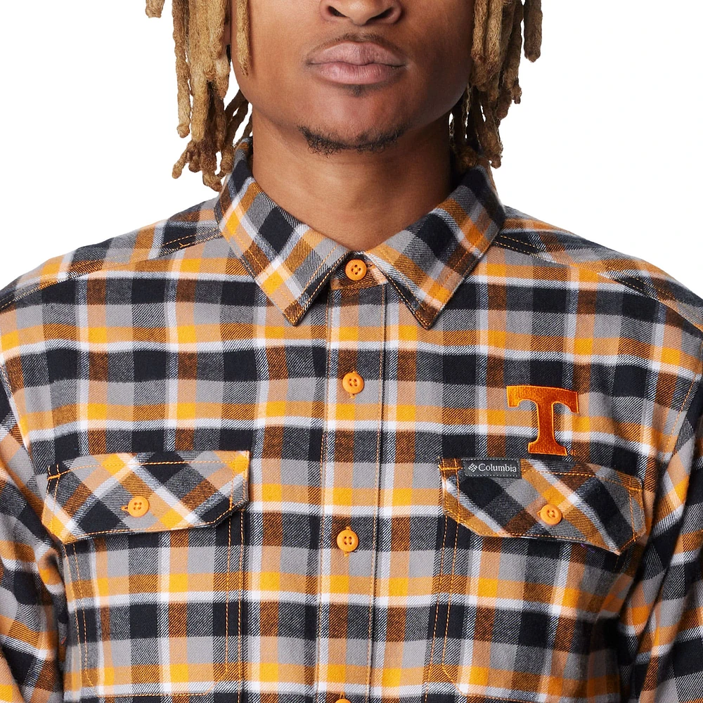 Columbia  Tennessee Orange Volunteers Flare Gun Flannel Long Sleeve Shirt