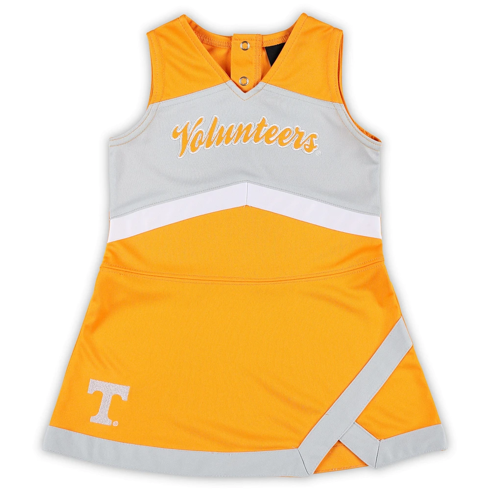 Girls Toddler Tennessee Orange Volunteers Cheer Captain Dress & Bloomers Two-Piece Set