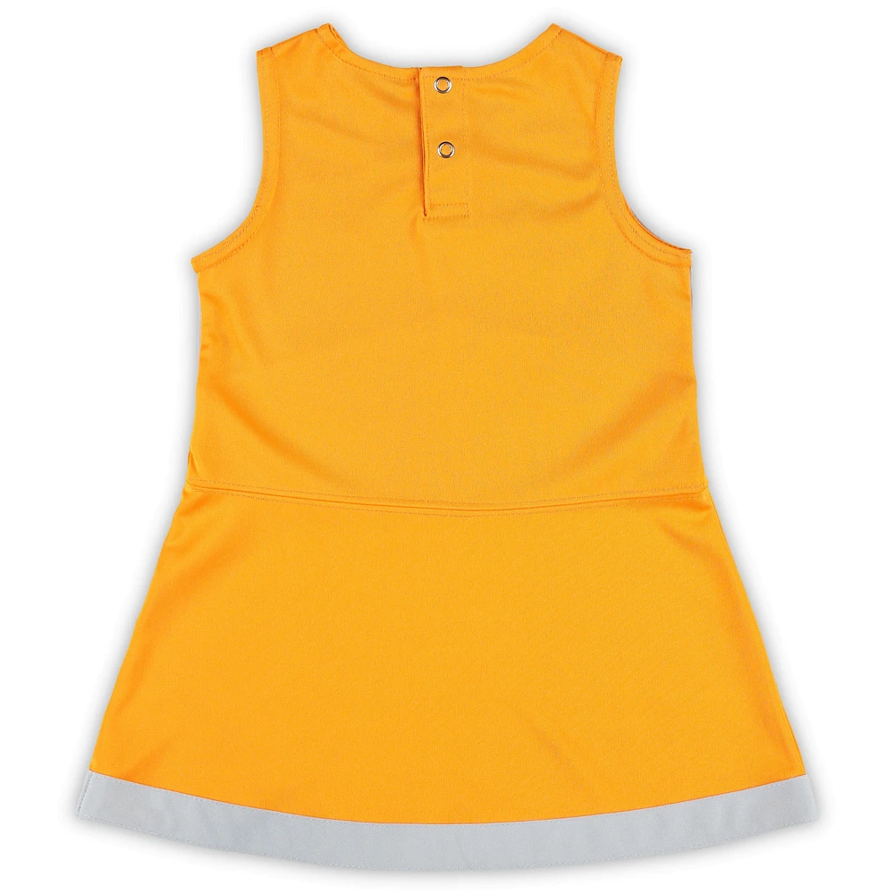 Girls Toddler Tennessee Orange Volunteers Cheer Captain Dress & Bloomers Two-Piece Set