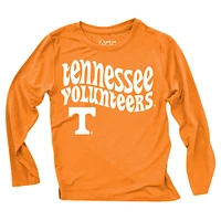 Infant Wes & Willy  Tennessee Volunteers Long Sleeve Top and Striped Tri-Blend Leggings Set