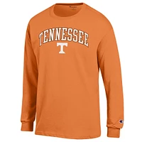 Men's Champion  Tennessee Orange Volunteers Arch Over Logo Long Sleeve T-Shirt