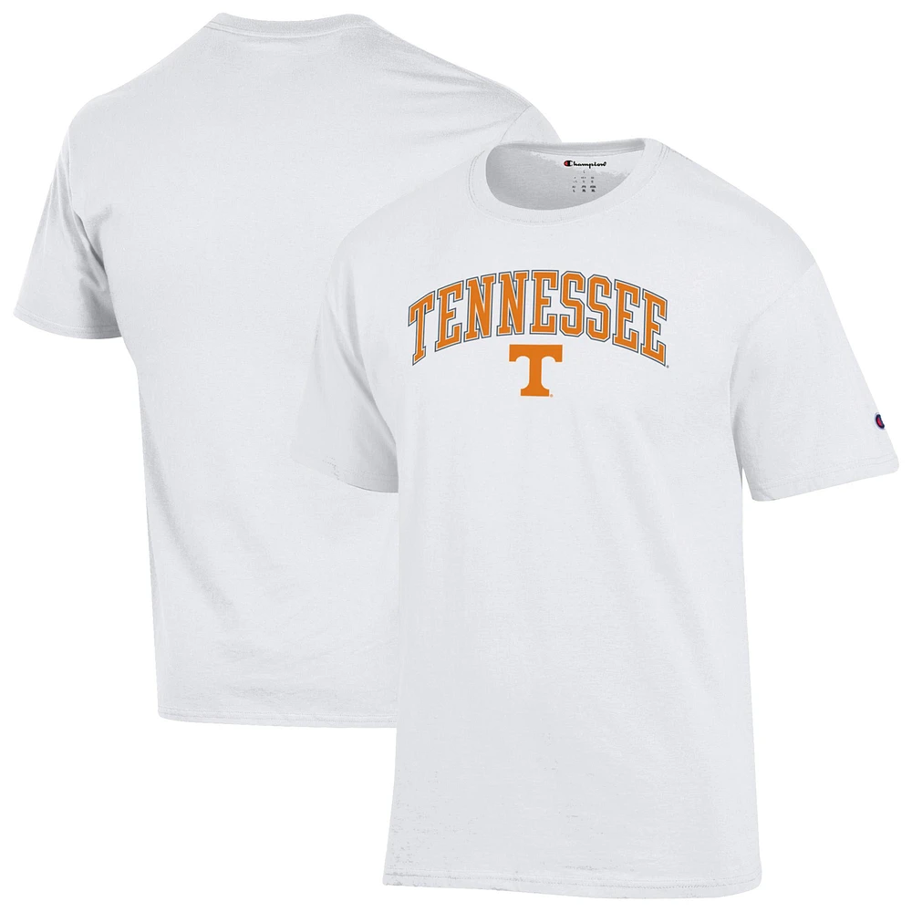 Men's Champion  White Tennessee Volunteers Arched Logo T-Shirt