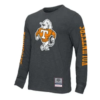 Men's Mitchell & Ness  Charcoal Tennessee Volunteers Team Pride Long Sleeve T-Shirt