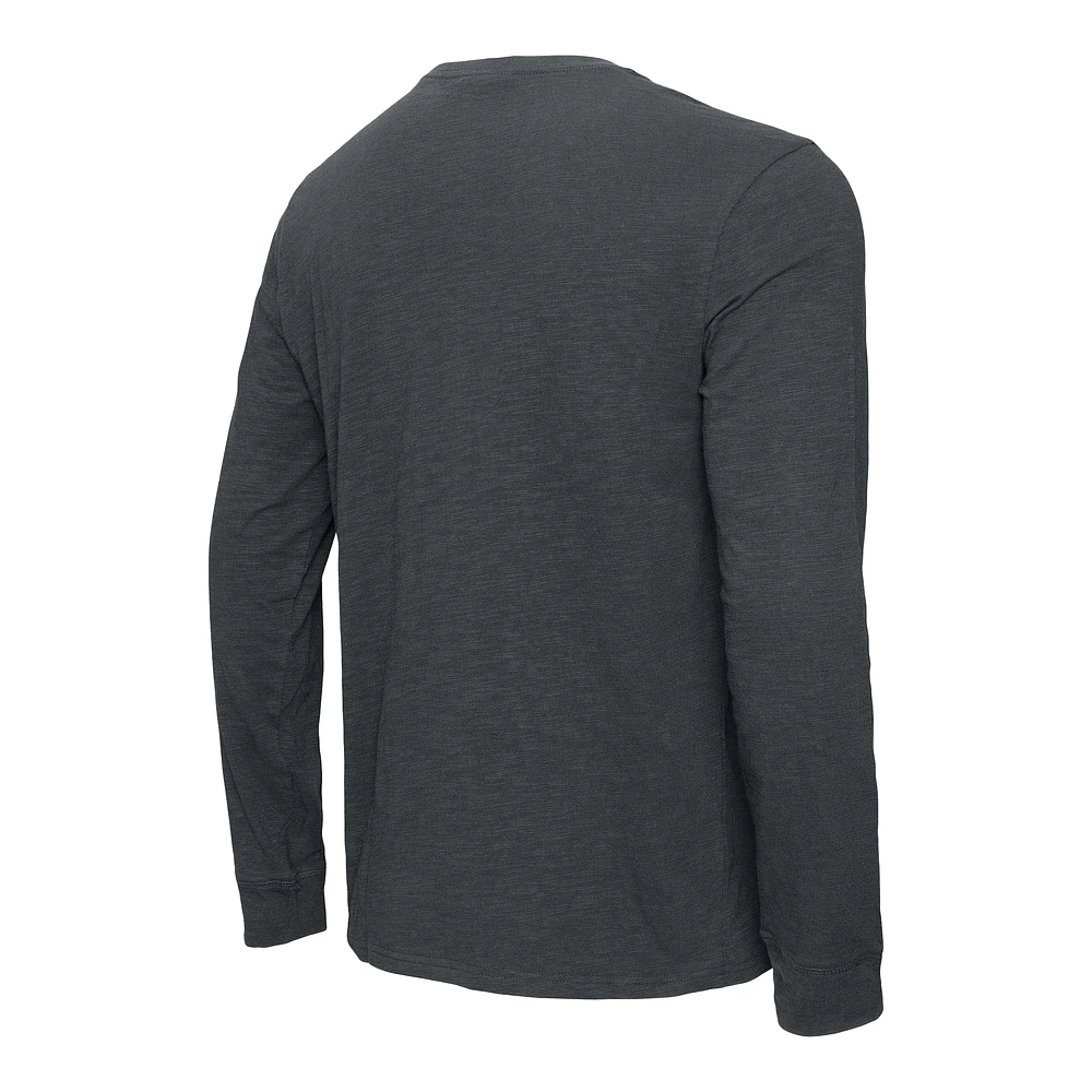 Men's Mitchell & Ness  Charcoal Tennessee Volunteers Team Pride Long Sleeve T-Shirt