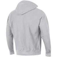 Men's Champion Heathered Gray Tennessee Volunteers Team Arch Reverse Weave Pullover Hoodie