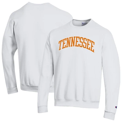 Sweat-shirt en polaire blanc Champion Tennessee Volunteers Basic Arch pour homme