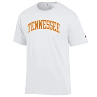 Men's Champion  White Tennessee Volunteers Basic Arch T-Shirt