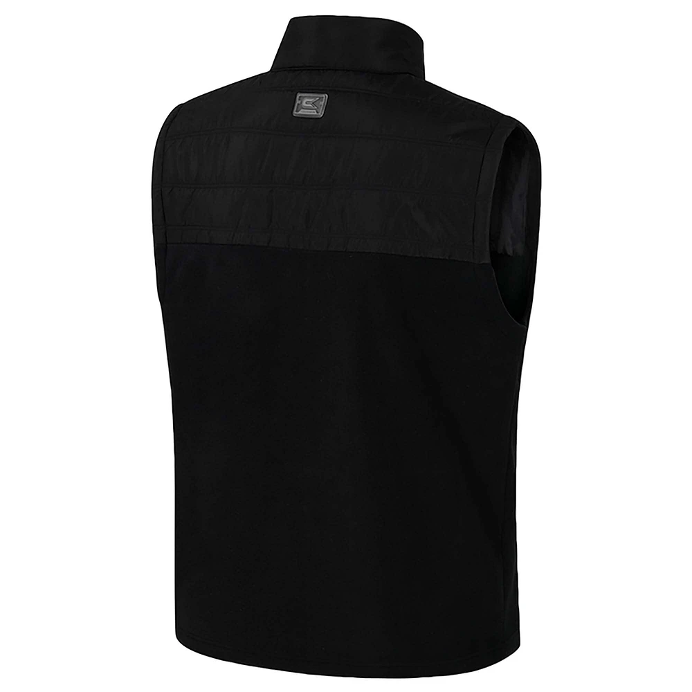 Men's Colosseum  Black Tennessee Volunteers Block The Sun Full-Zip Vest