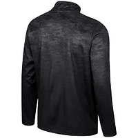 Men's Colosseum  Black Tennessee Volunteers The Machine Half-Zip Jacket