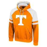 Men's Colosseum  Tennessee Orange Volunteers Todd Raglan Pullover Hoodie
