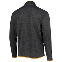 Men's Columbia Charcoal Tennessee Volunteers Canyon Point Omni-Shield Raglan Half-Zip Top