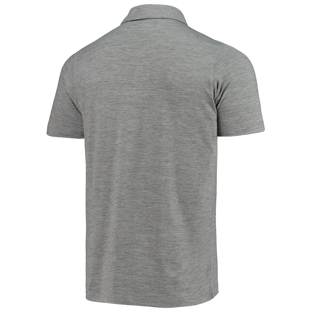 Men's Columbia Gray Tennessee Volunteers Tech Trail Omni-Shade Polo