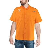 Men's Columbia Tenn Orange Tennessee Volunteers PFG Tamiami Shirt