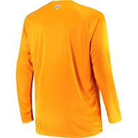 Men's Columbia Tennessee Orange Volunteers Big & Tall Terminal Tackle Long Sleeve Omni-Shade T-Shirt