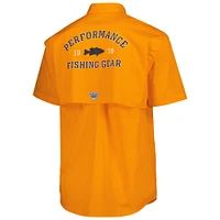 Men's Columbia Tennessee Orange Volunteers Bonehead Button-Up Shirt