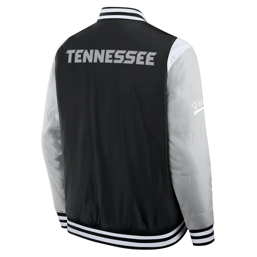 Men's Fanatics  Black Tennessee Volunteers Elements Elite Full-Snap Jacket