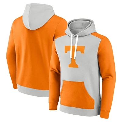 Sweat à capuche en polaire arctique pour homme Fanatics gris/orange Tennessee Volunteers Primary