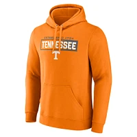 Sweat à capuche en polaire emblématique Down The Field pour homme Fanatics Tennessee Orange Volunteers