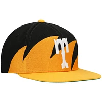 Men's Mitchell & Ness Tennessee Orange/Black Tennessee Volunteers Sharktooth Snapback Hat