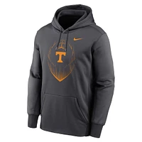 Men's Nike Anthracite Tennessee Volunteers Icon Football Performance Pullover Hoodie
