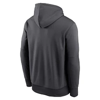 Men's Nike Anthracite Tennessee Volunteers Icon Football Performance Pullover Hoodie